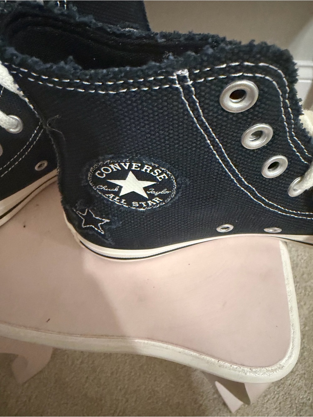 Converse Kids High Top Sneakers - Black & White